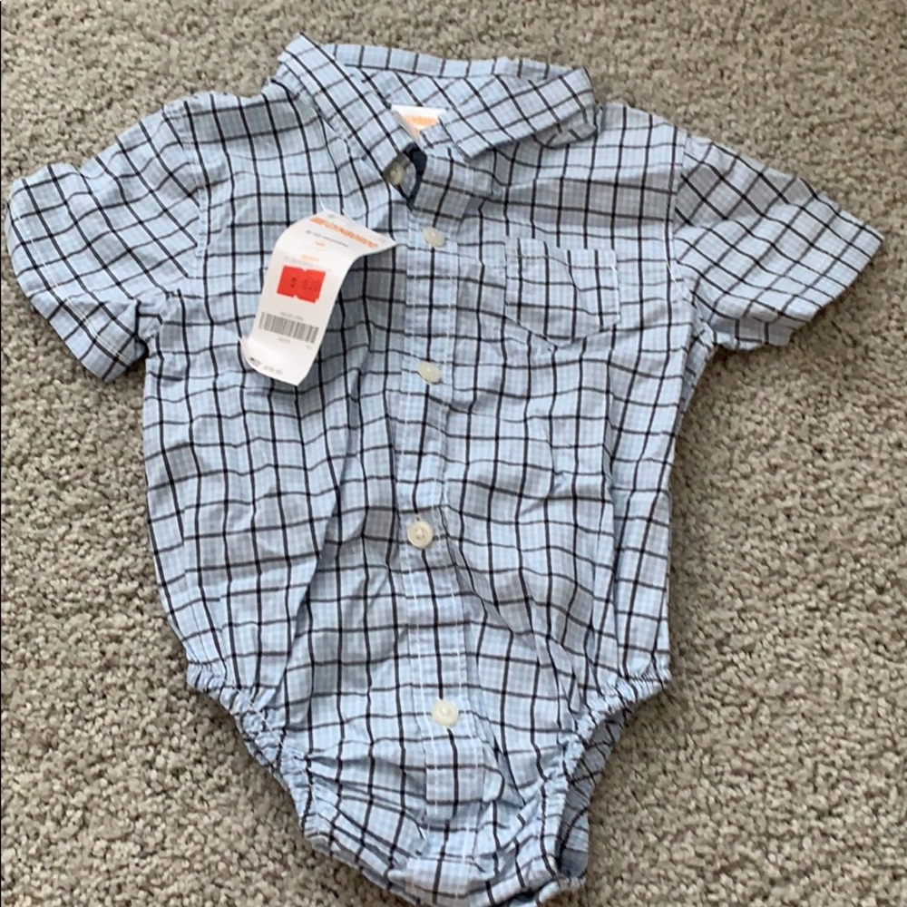 Gymboree Plaid Onesie